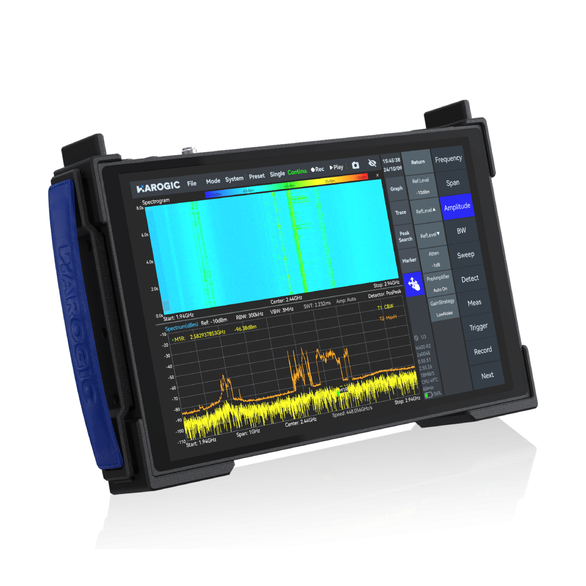 Real-Time Spectrum Analyzer HAROGIC PXE-200 Z Real-Time Spectrum Analyzer HAROGIC PXE-200 Z